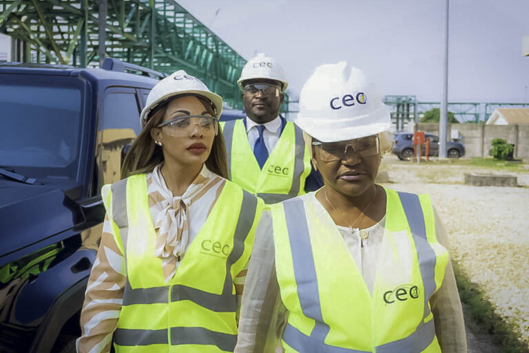 Visite du MFBPP accompagné de la DGPP à la Centrale Electrique du Congo